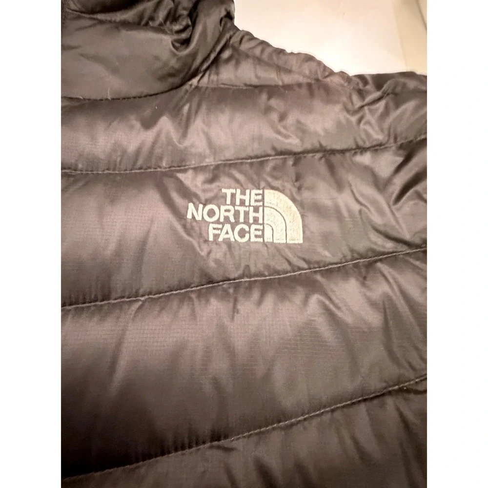 The North Face Summit Series Mens Black Goose Down Puffer Hooded Jacket Large